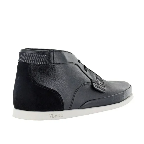 Vlado Footwear Men\'s Valentino Mid Black Leather M Vlado Footwear Men main image 3